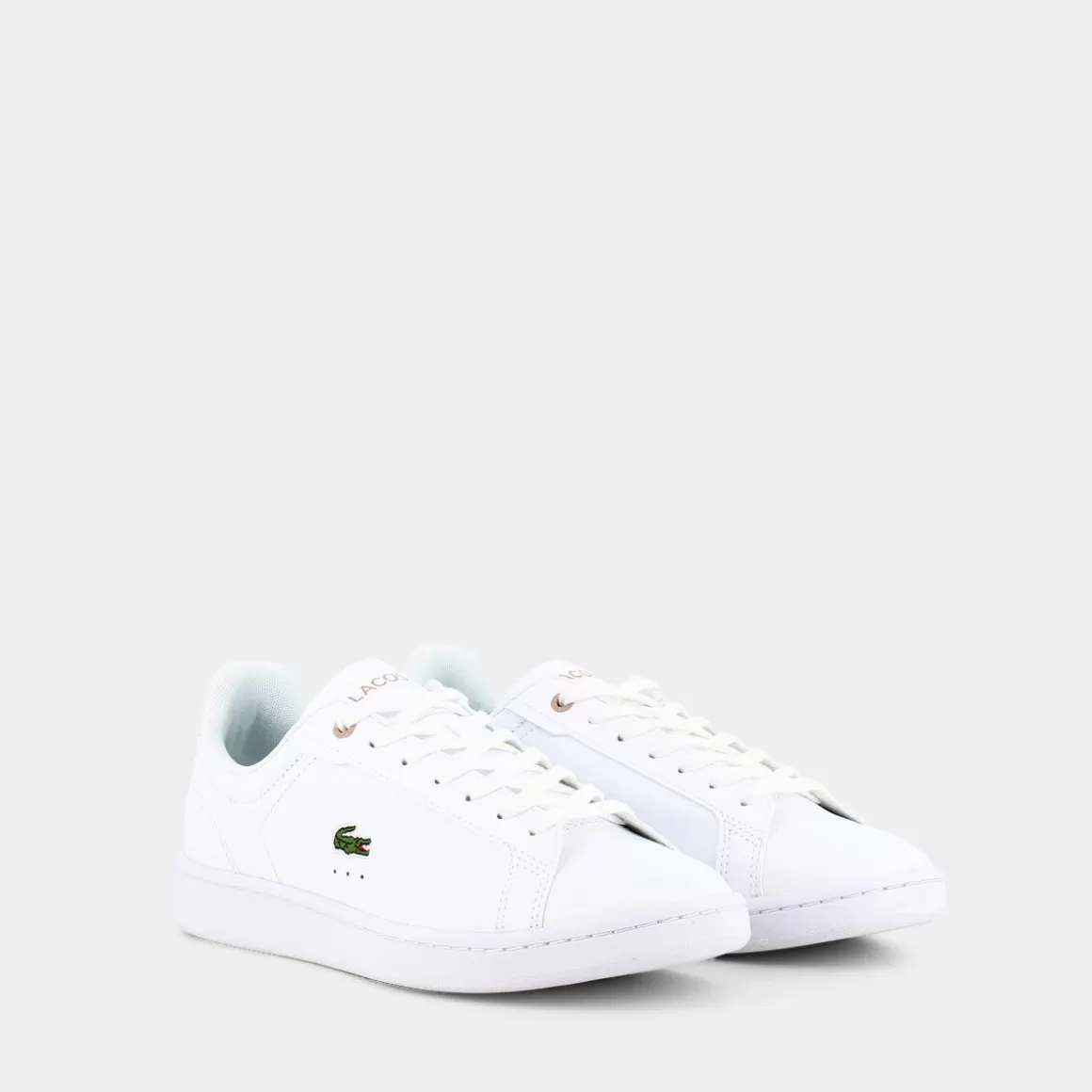 Flash Sale LACOSTE E02019 Carnaby Wht/Lt Pnk - Sportive Bianco