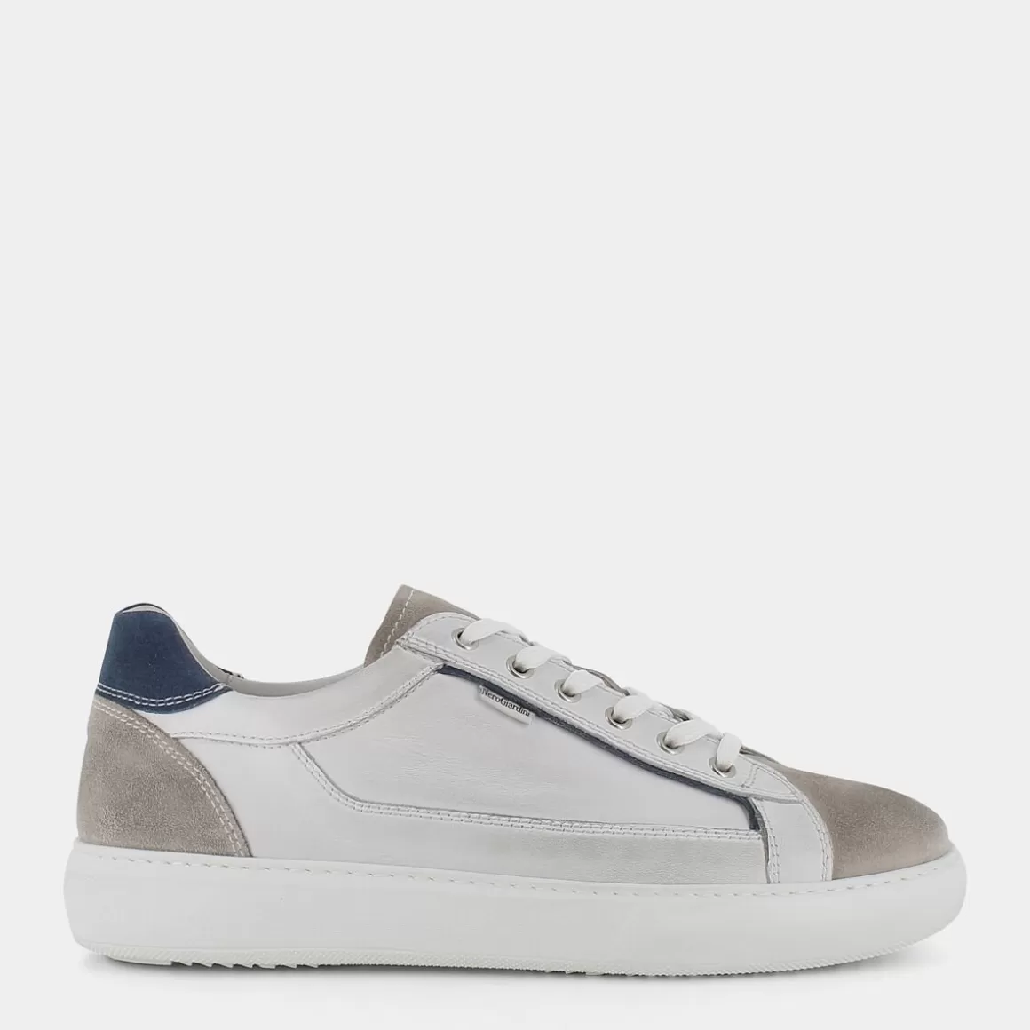 Sale NERO GIARDINI E102027U Beige Blu - Sneakers Bianco