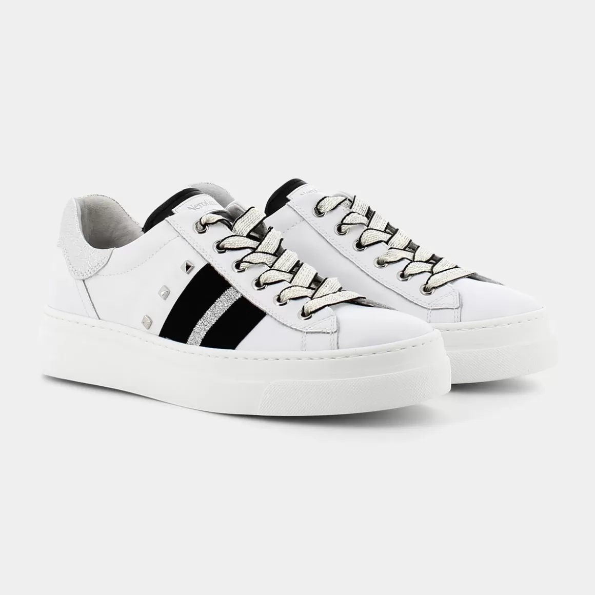 Discount NERO GIARDINI E115280D Sneakers Bianco