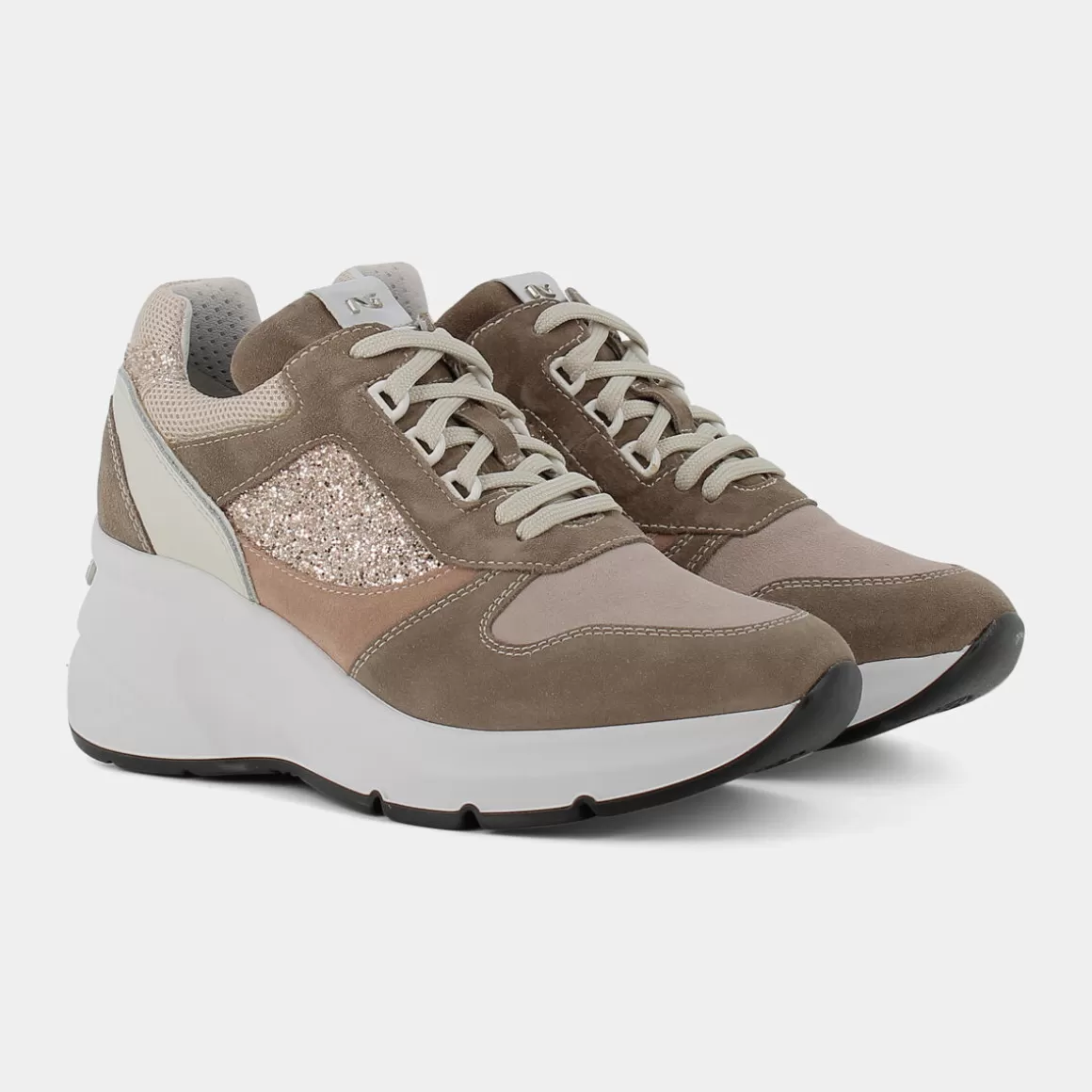 Clearance NERO GIARDINI E217981D Taupe - Sneakers Beige