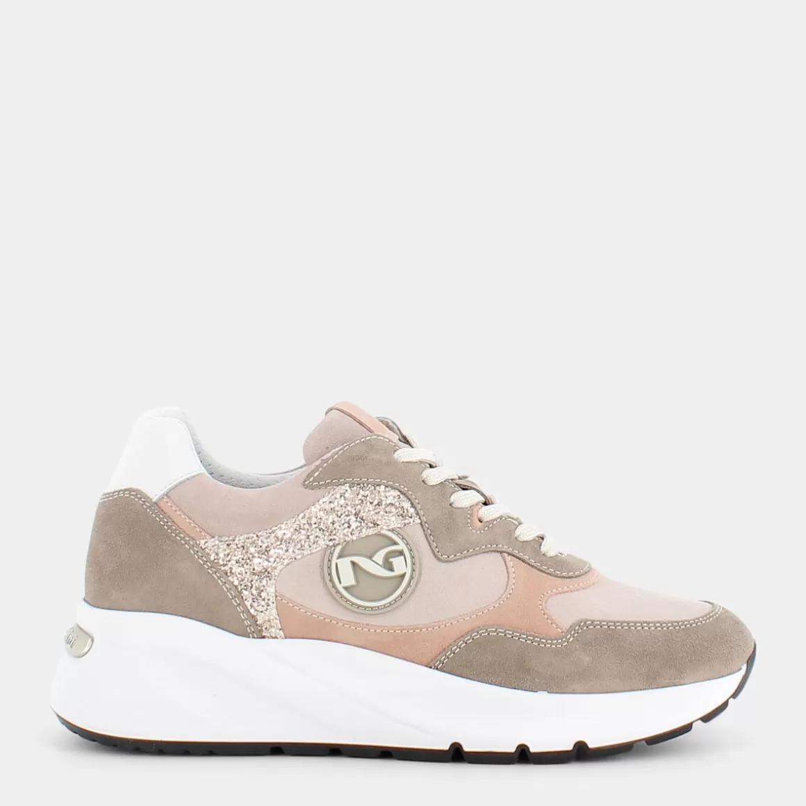 New NERO GIARDINI E218040D Taupe - Sneakers Beige