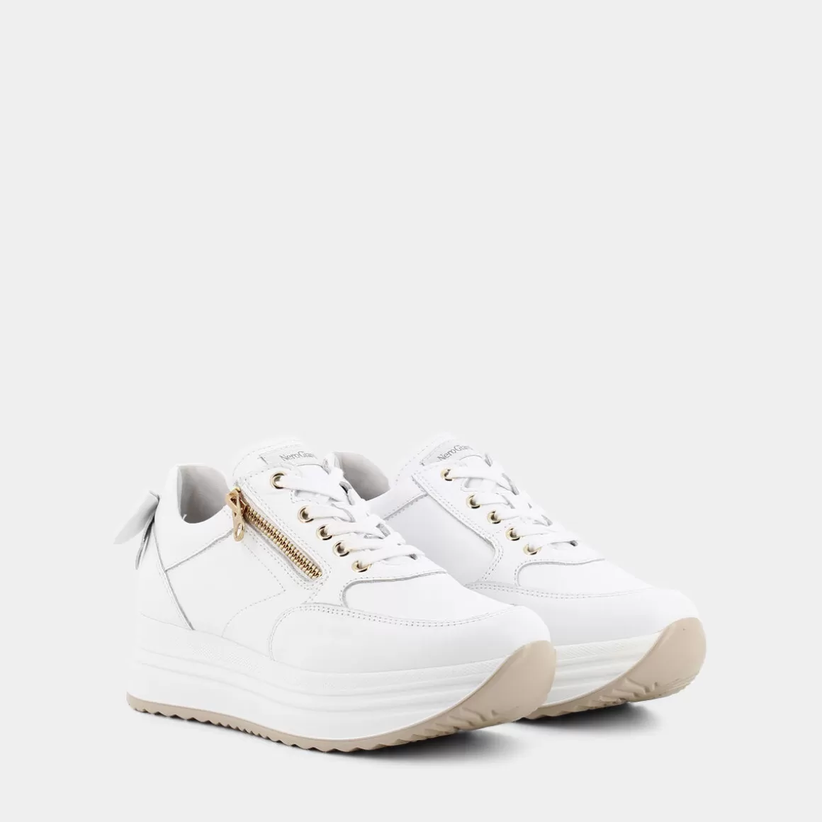 Online NERO GIARDINI E306371D Sneakers Bianco