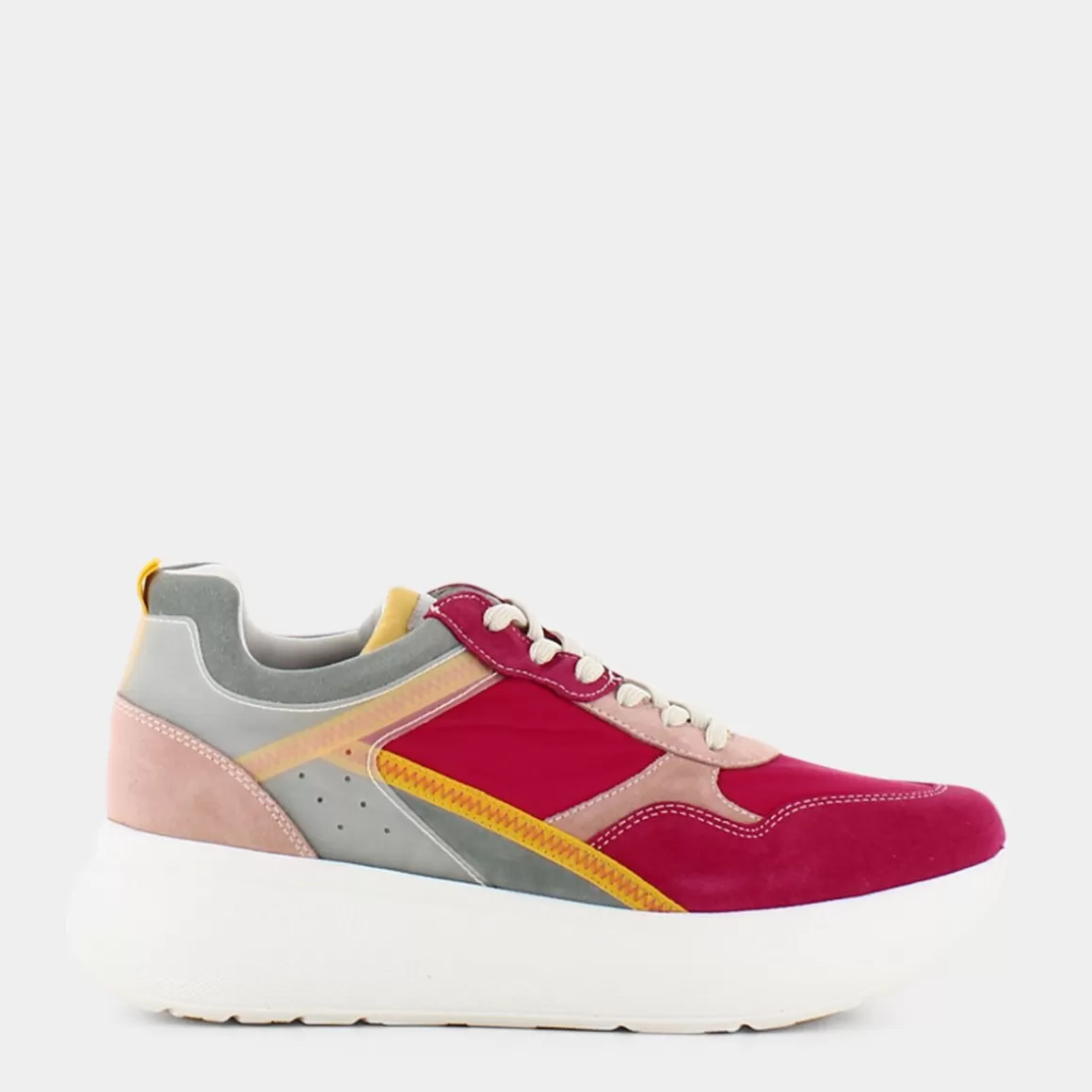 Online NERO GIARDINI E306382D Fuxia/Beige - Sneakers Rosso