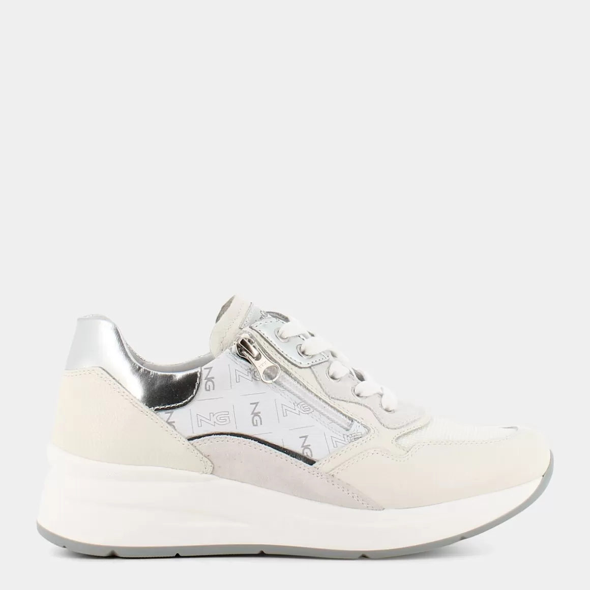 Hot NERO GIARDINI E306450D Sneakers Bianco