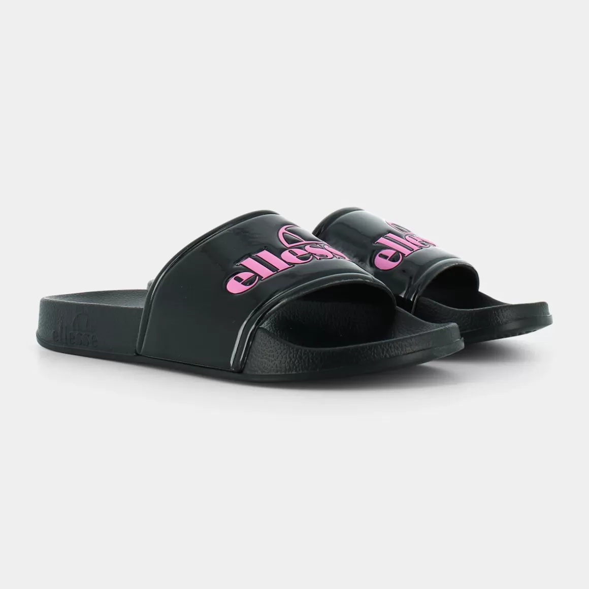 Shop ELLESSE El11W74510 Giselle Black Fucsia - Ciabatte Nero