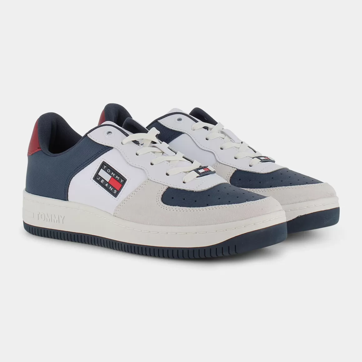 Online TOMMY HILFIGER Em0Em008950Gy - Red/White/Blue - Sneakers Bianco