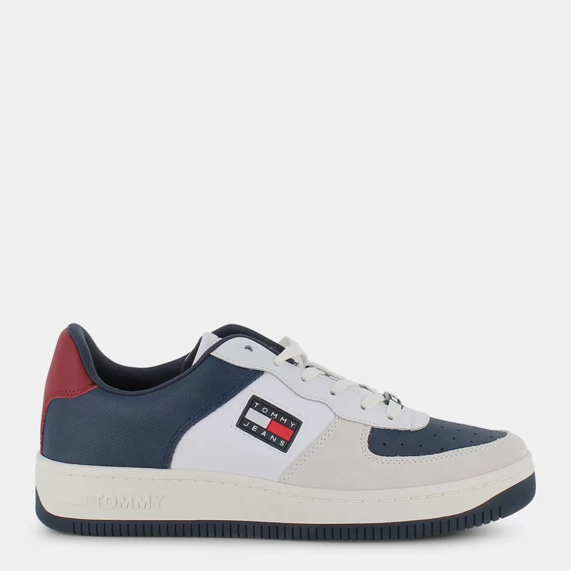 Online TOMMY HILFIGER Em0Em008950Gy - Red/White/Blue - Sneakers Bianco