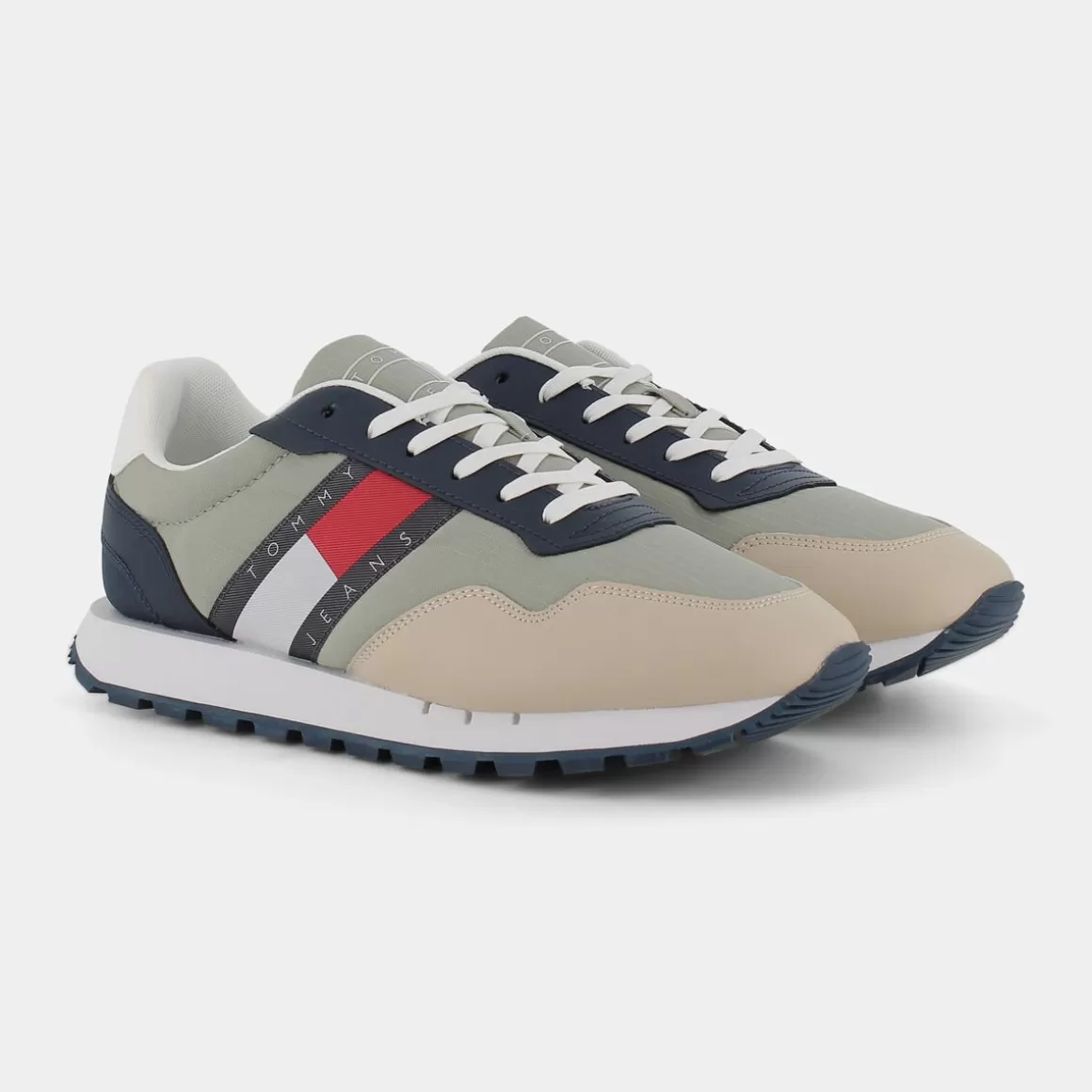 Sale TOMMY JEANS Em0Em01014Pmi Runner Core Sneakers Grigio