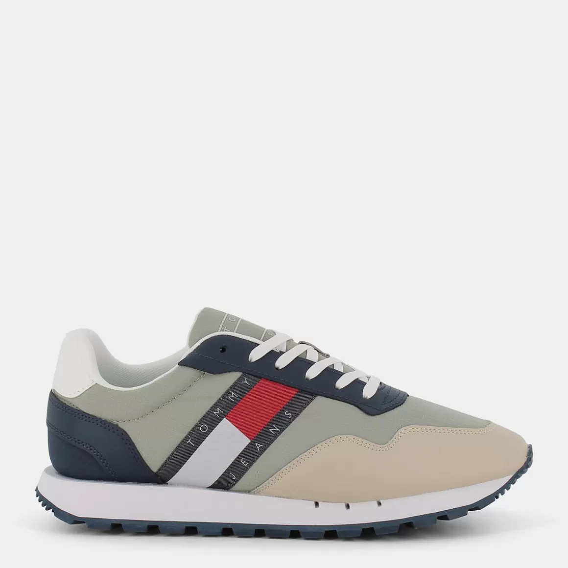 Sale TOMMY JEANS Em0Em01014Pmi Runner Core Sneakers Grigio