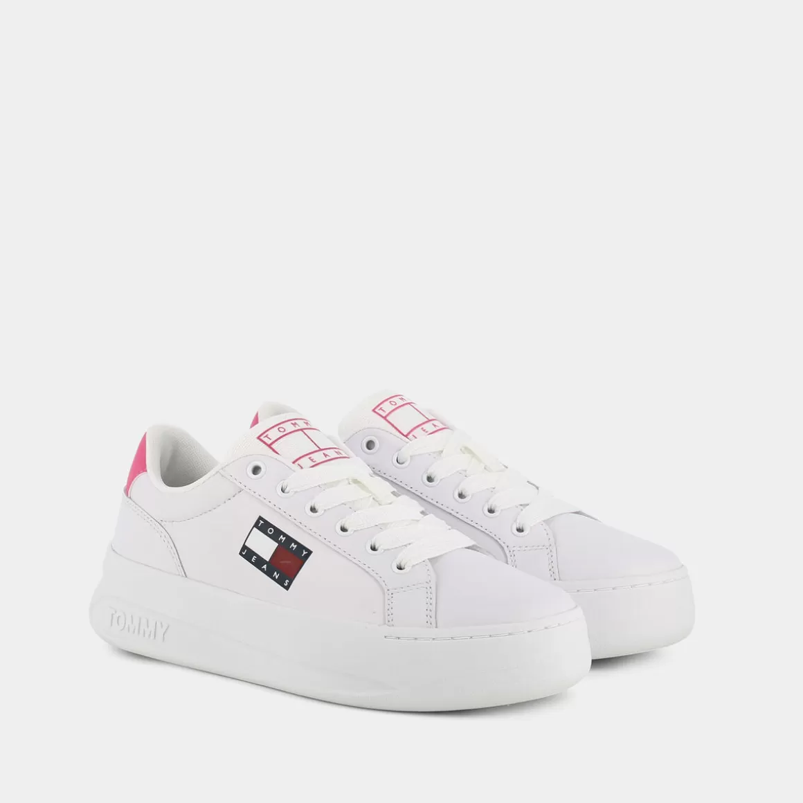 Flash Sale TOMMY JEANS En0En01848Ybr_P Ren 1A2 Sneakers Bianco