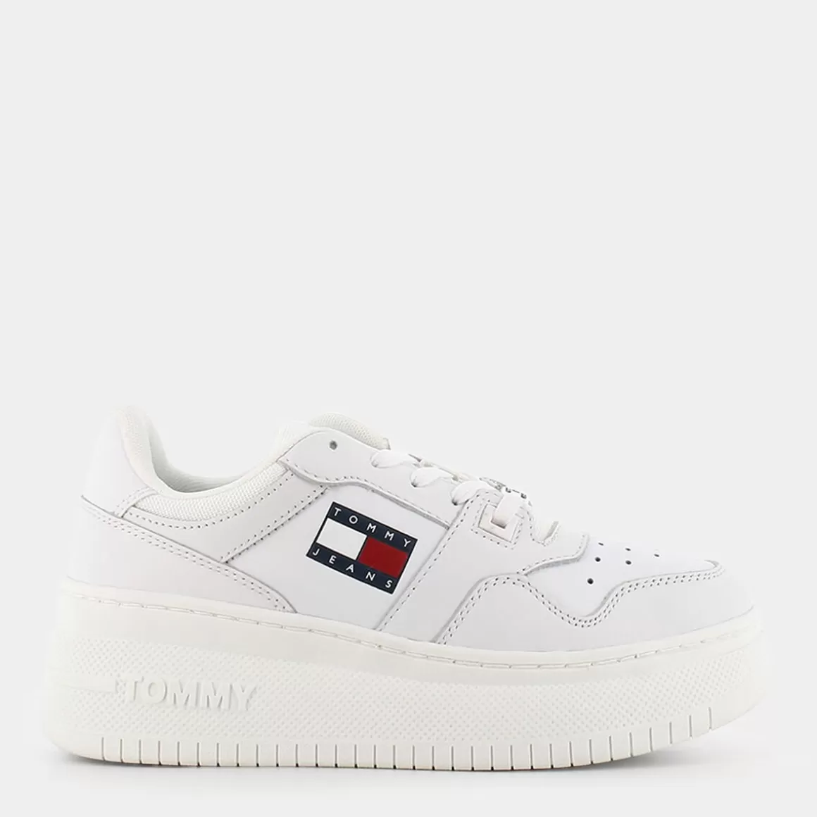 Hot TOMMY JEANS En0En020250K4 Meg Flatform Sneakers Bianco