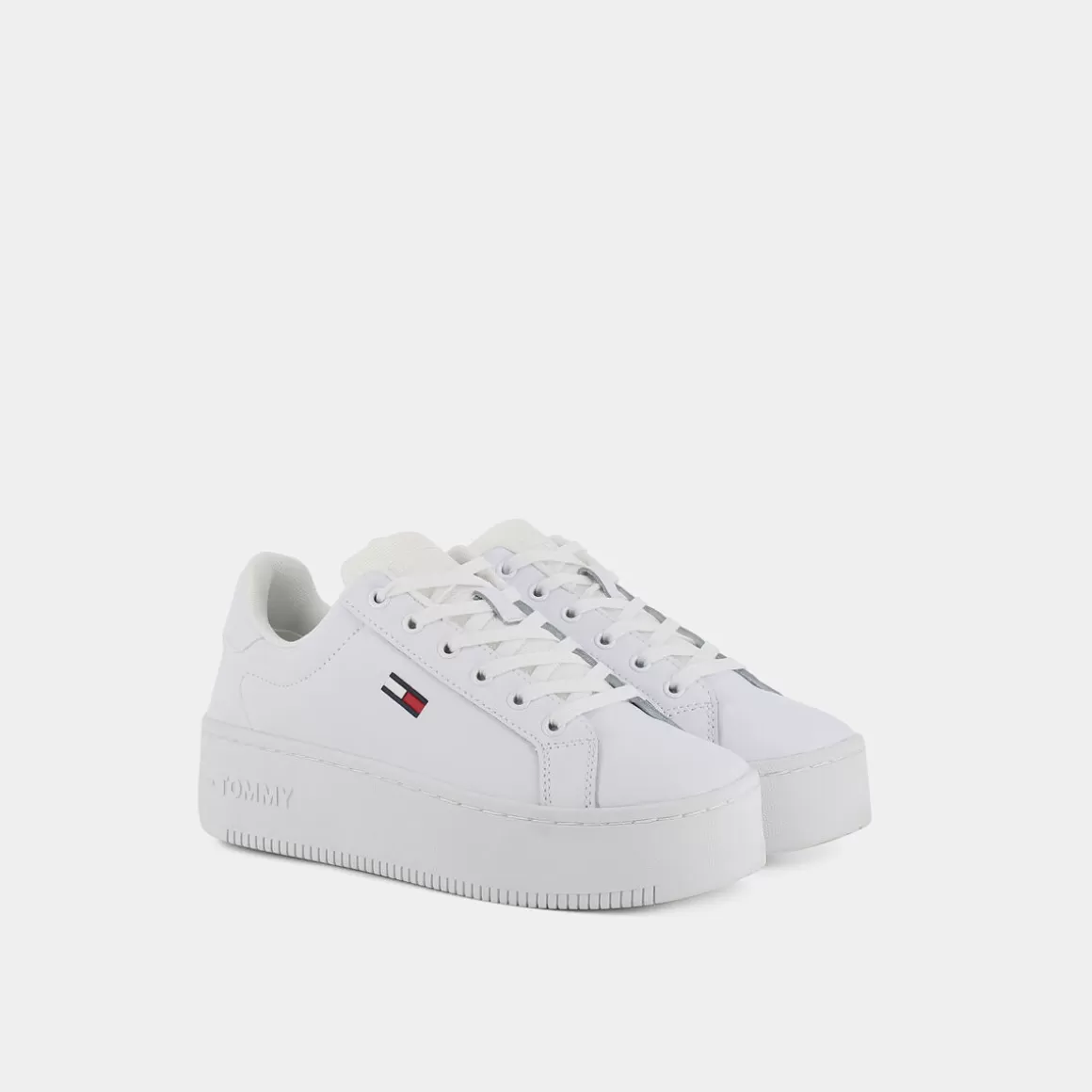 Best TOMMY JEANS En0En02043Ybr Flatform Ess Sneakers Bianco