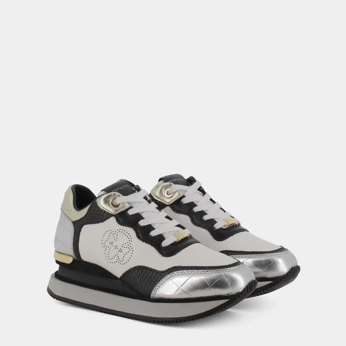 Store APEPAZZA F2Midhigh07/Lea Marie White - Sneakers Bianco