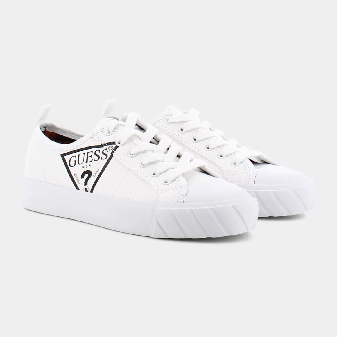 Best GUESS Fl5Krr Fab12 Sneakers Bianco