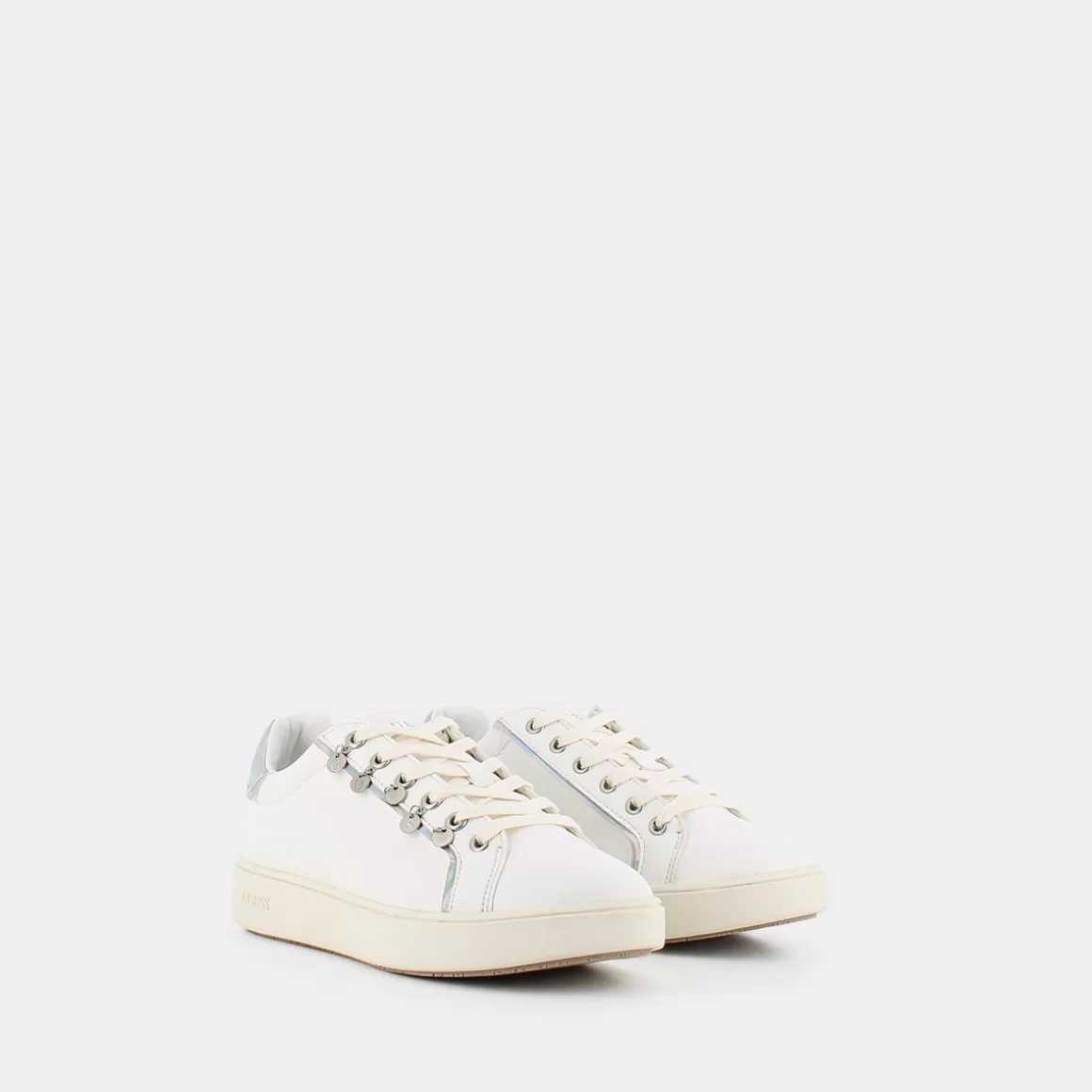 Cheap GUESS Fl5Mel Sma12 /Iridescente - Sneakers Bianco