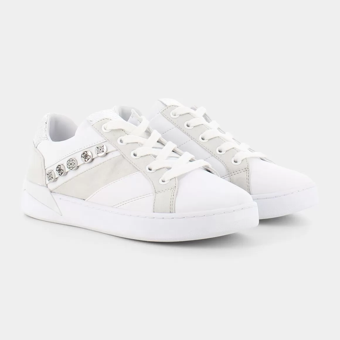 Flash Sale GUESS Fl5Rxo Ele12 Sneakers Argento