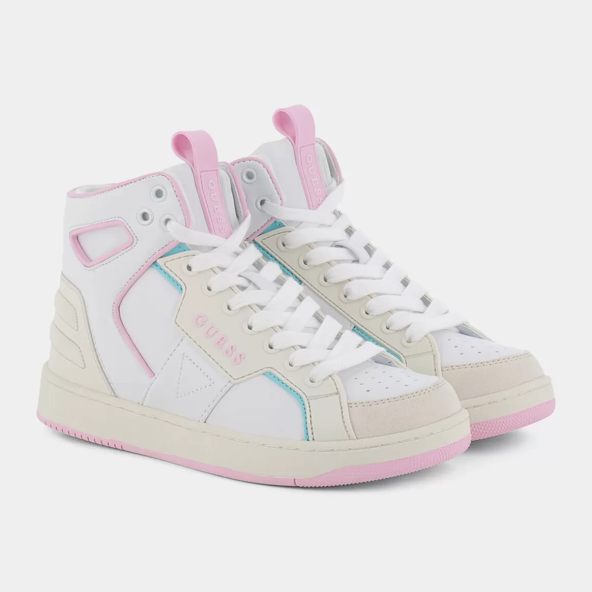 Best GUESS Fl7Bsq Lea12 Sneakers Bianco