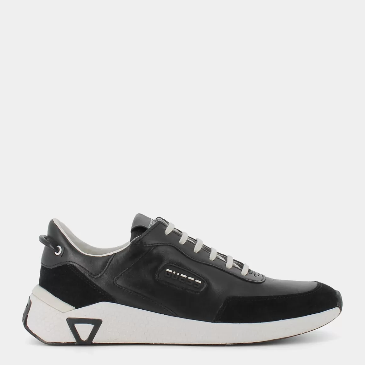 Shop GUESS Fm5Mna Lea 12 Nero Sneakers Grigio