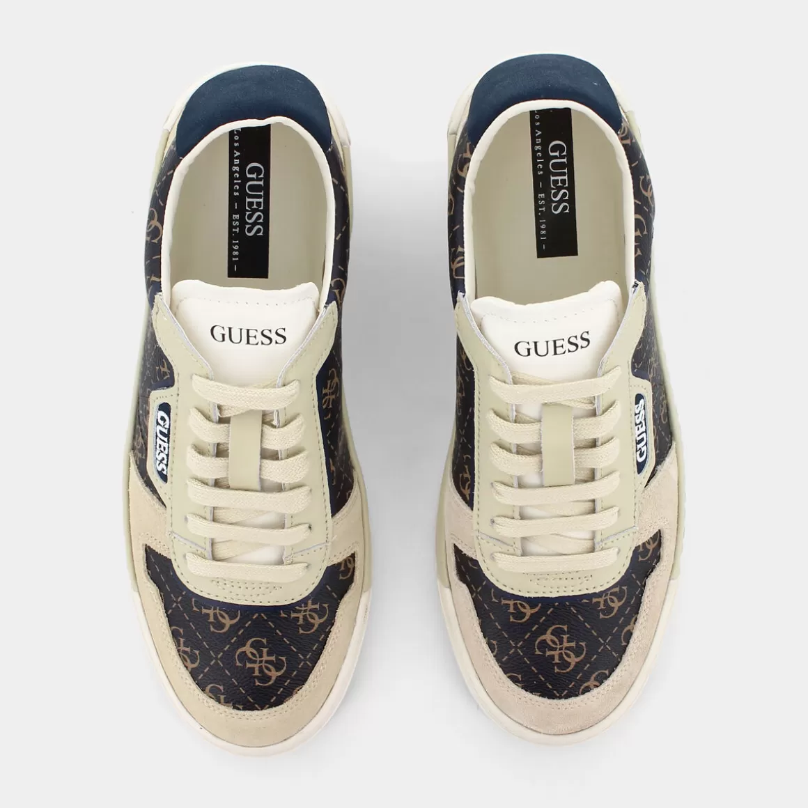Fashion GUESS Fm5Stv Strave Vintage Sneakers Beige