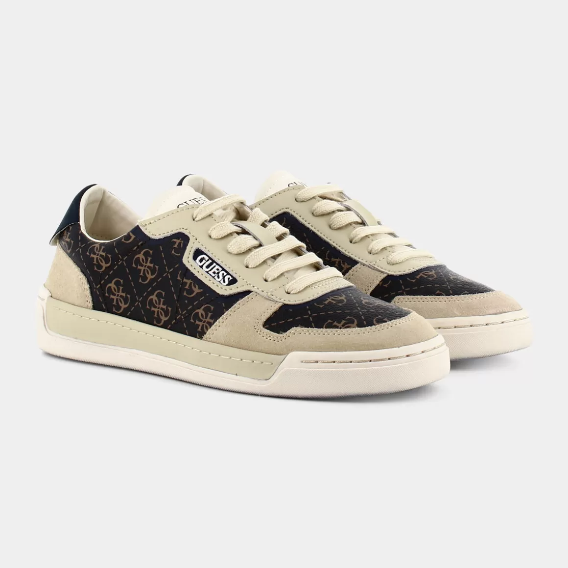 Fashion GUESS Fm5Stv Strave Vintage Sneakers Beige