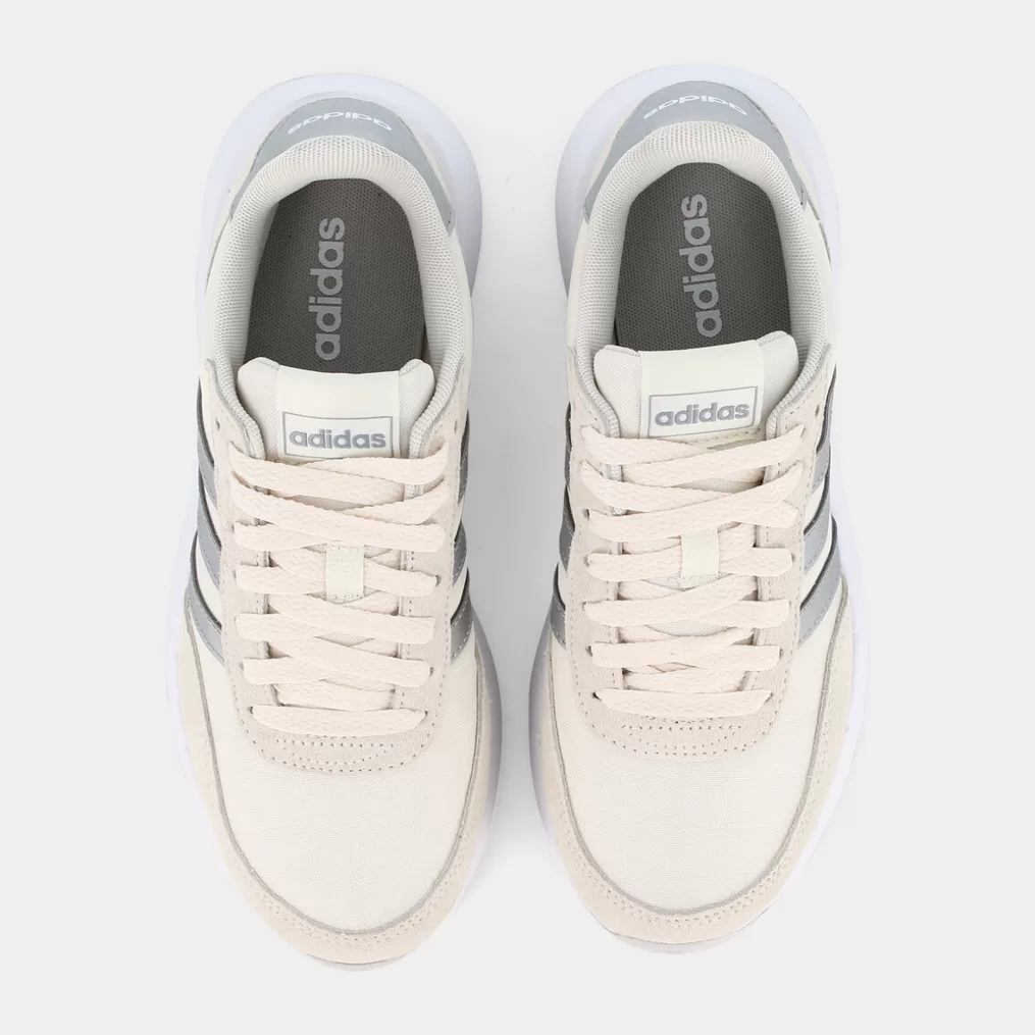 Fashion ADIDAS Fz0959 Run 60S 2.0 Chalk White/Silver Met./Dash Grey - Sportive Bianco