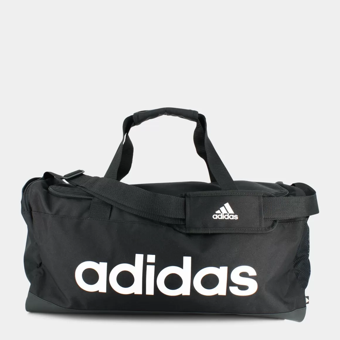 Fashion ADIDAS Gn2038 Linear Duffel M Black/White - Accessori Sport Nero