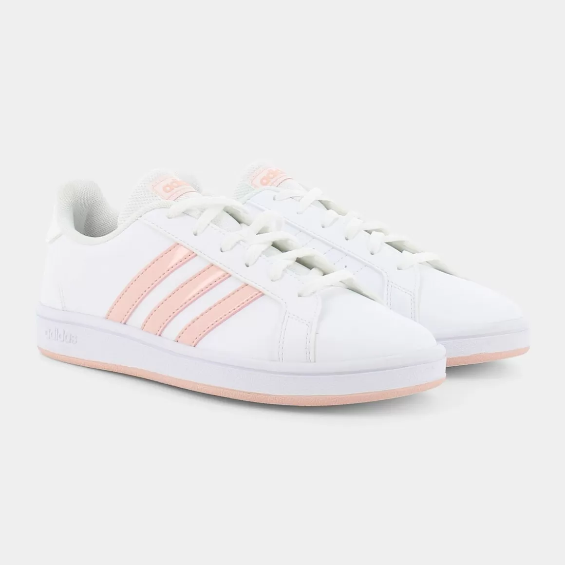 Fashion ADIDAS Gv7163 Grand Court Base Ftwr White/Vapour Pink/Vapour Pink - Sportive Bianco