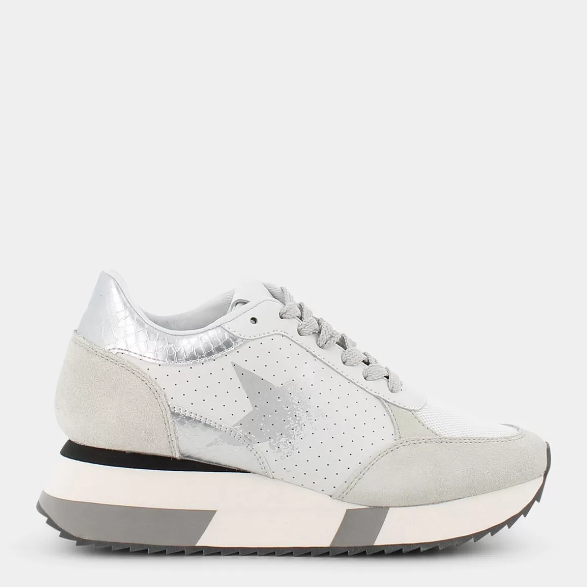 Cheap SHEEN Hz-E21D-01 Grigio Sneakers Bianco