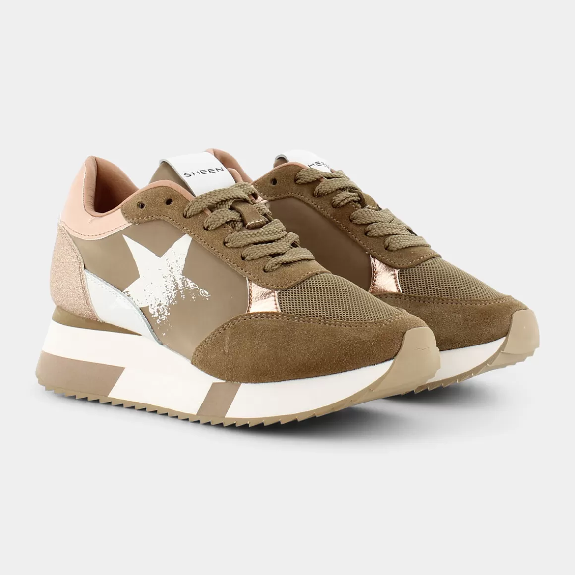 Sale SHEEN Hz-E21D-01 Sneakers Beige