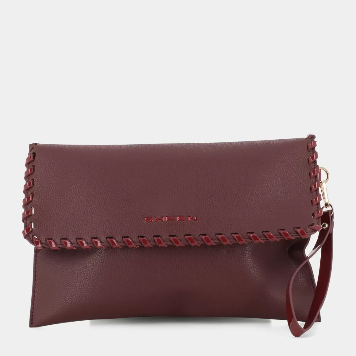 Online SHEEN Ji-I22-201 - Bordeaux - Clutch Rosso