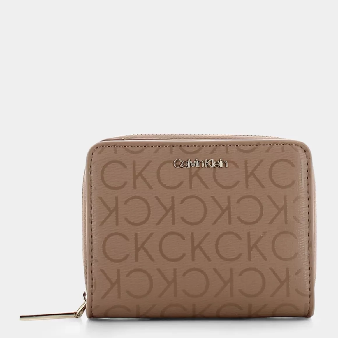 Outlet CALVIN KLEIN K60K6099960He Ck Must 0He Camel - Piccola Pelletteria Beige