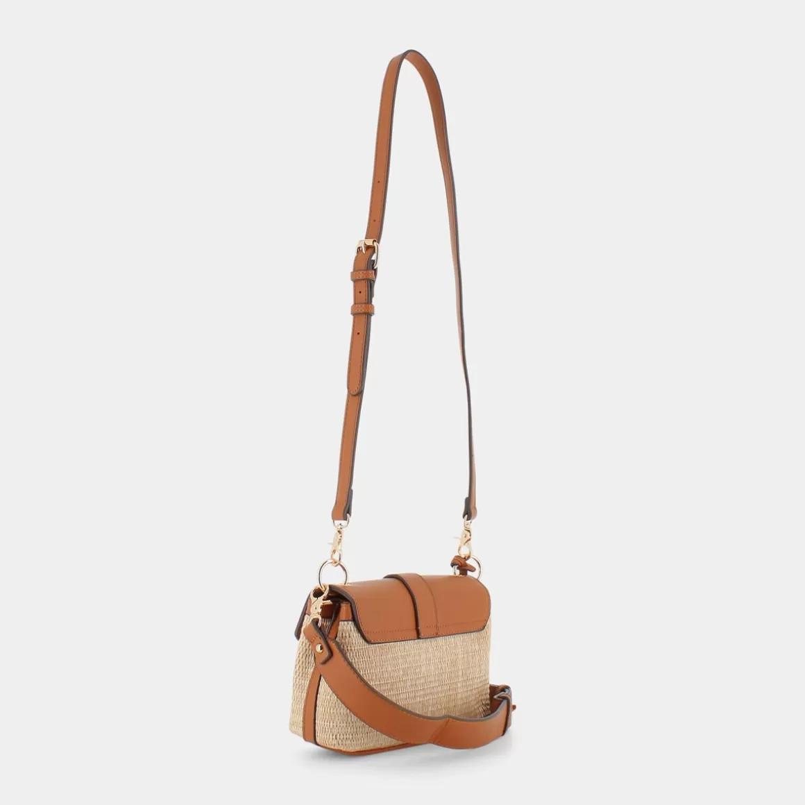 Sale LUMBERJACK Lk2184 Flora Beige Cognac - Tracolle Marrone