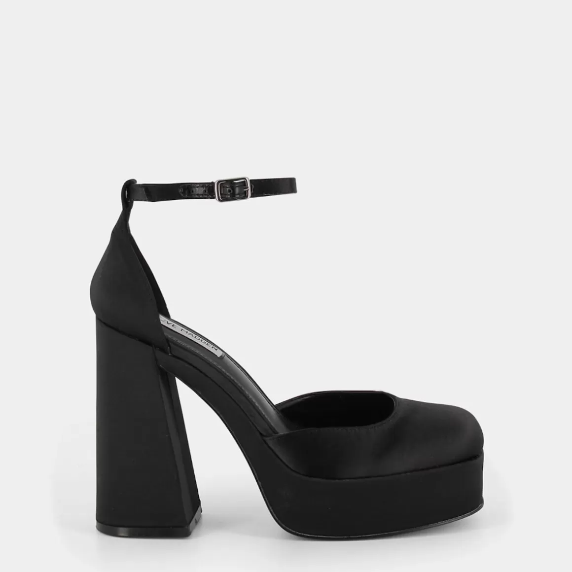 Shop STEVE MADDEN Londyn - Black Satin - Decollete Nero