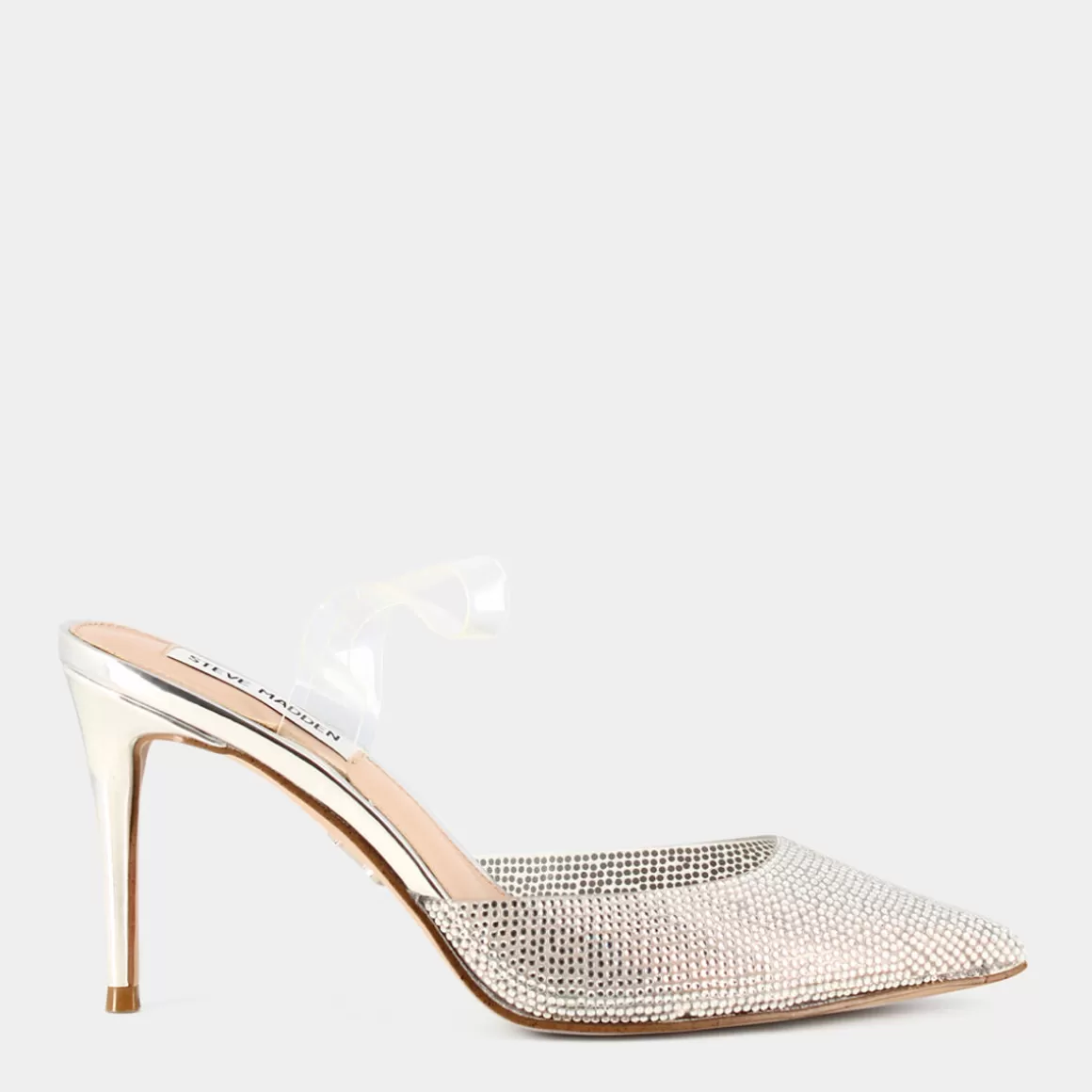 Online STEVE MADDEN Lucyle - Clear Trasparente - Sandali Argento