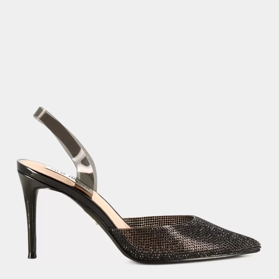 Shop STEVE MADDEN Lucyle - Crystal Trasparente - Sandali Nero