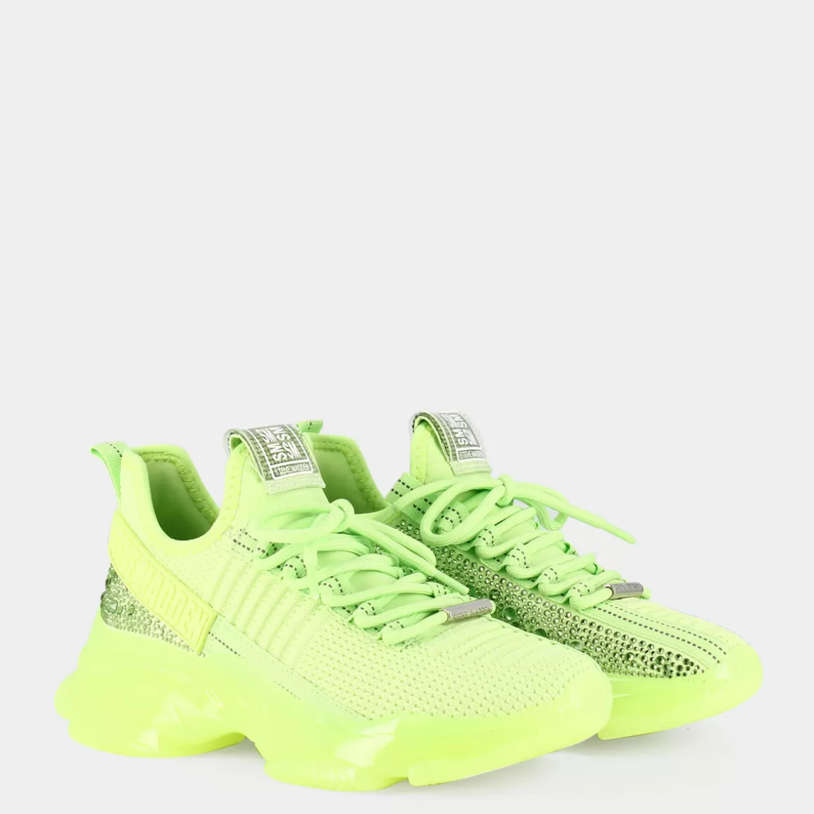 Sale STEVE MADDEN Maxilla-R Neon Lime - Sneakers Verde