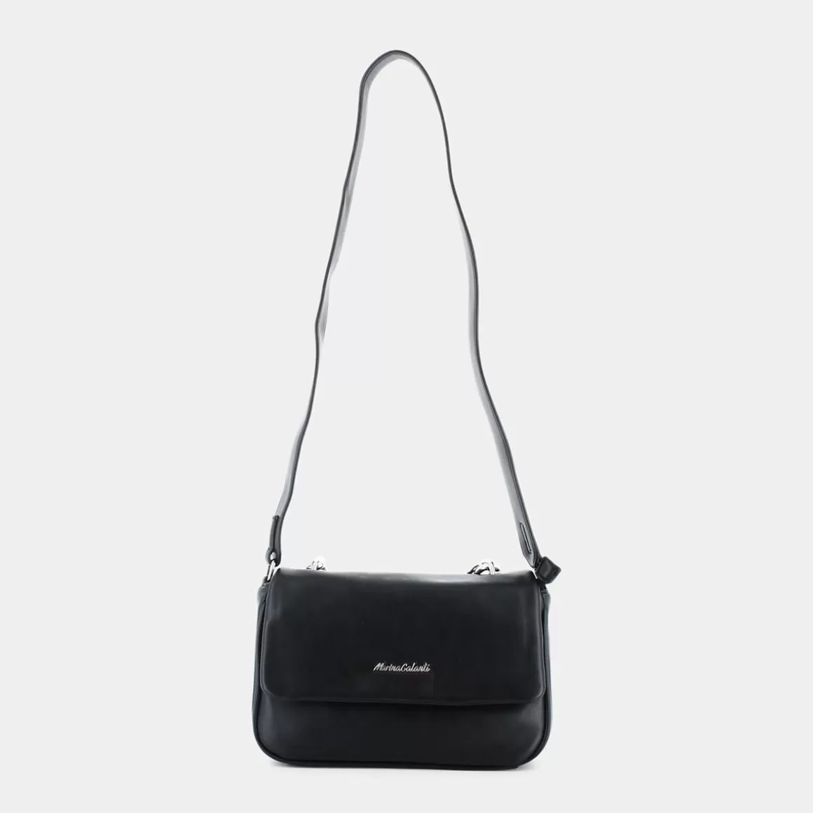 Clearance MARINA GALANTI Mb0332Fp2 Flap Bag Black - Tracolle Nero