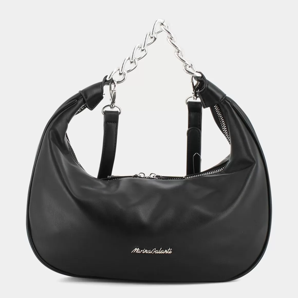 Shop MARINA GALANTI Mb0332Ho2 Hobo Black - Tracolle Nero