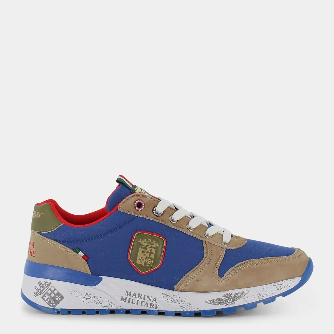 Outlet MARINA MILITARE Mm-2275 /Marrone - Sneakers Blu