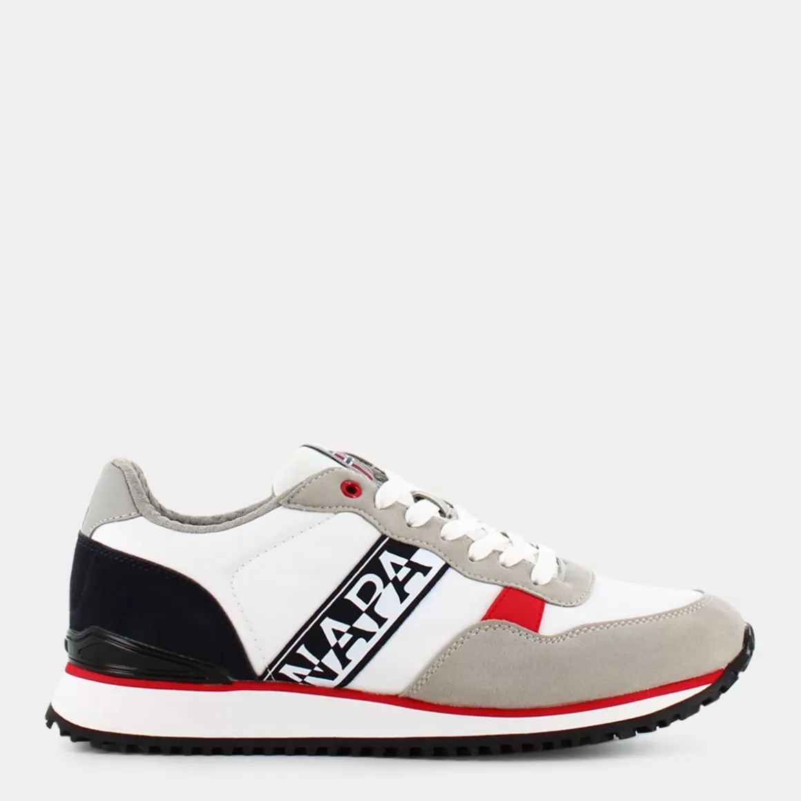 New NAPAPIJRI Np0A4Hl5 Cosmos White/Navy/Red - Sneakers Bianco