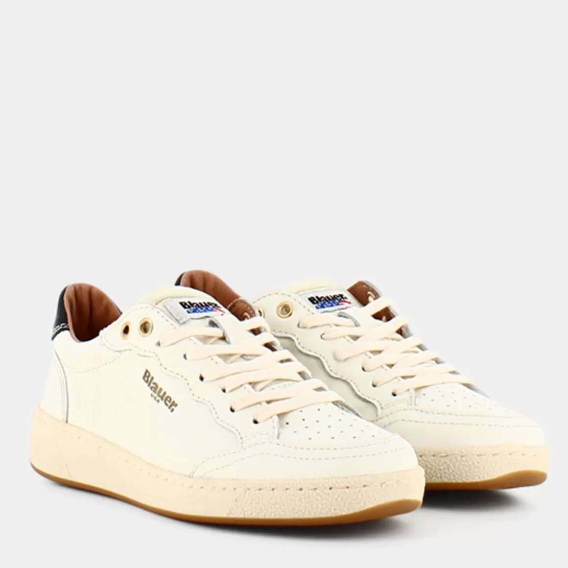 Sale BLAUER Olympia 01 - White - Sneakers Bianco