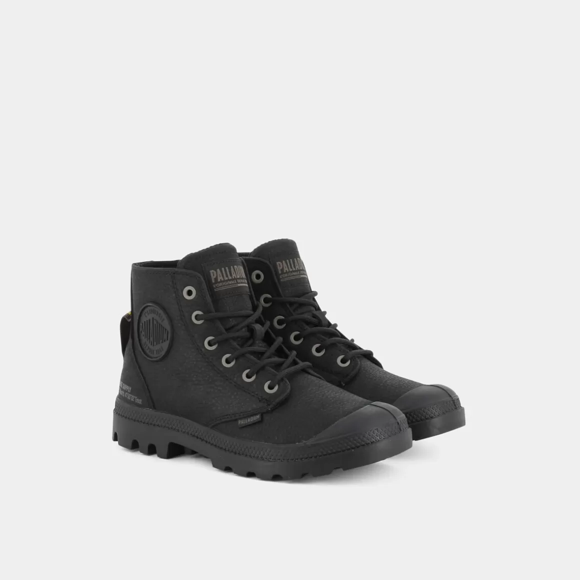 Fashion PALLADIUM Pas77963-001-M Pampa Hi Supply Black/Black - Scarponcini Nero