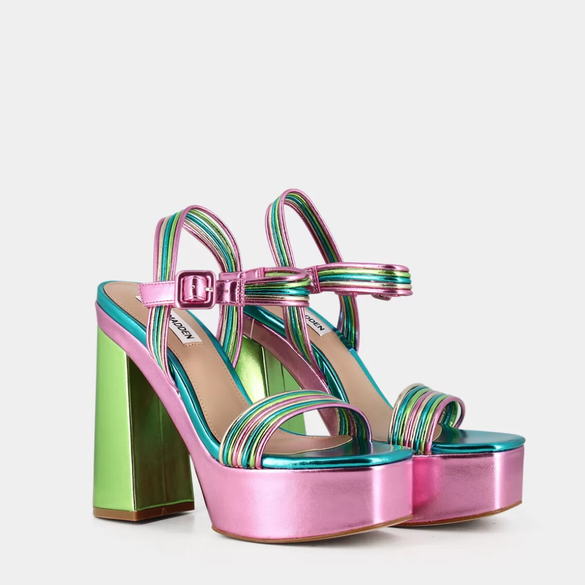 Best STEVE MADDEN Pin-Up - Pink Multi - Sandali Rosa