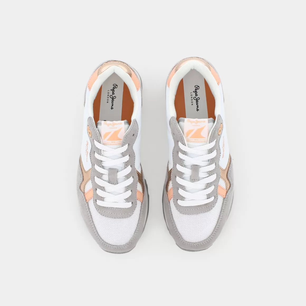 Flash Sale PEPE JEANS Pls31474 Brit Heritage Sneakers Bianco
