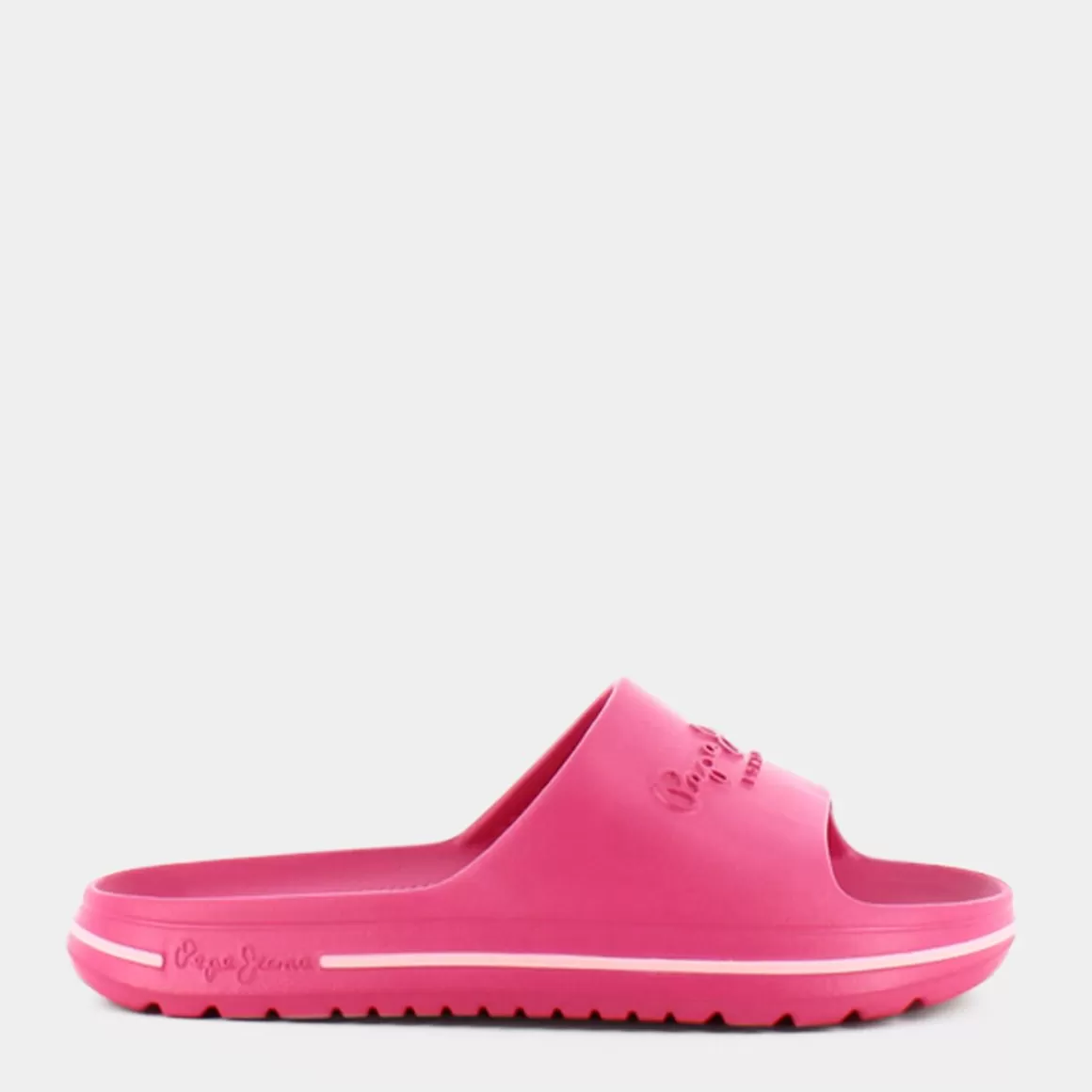 Fashion PEPE JEANS Pls70131 Beach Slide Bright Rose - Ciabatte Rosa