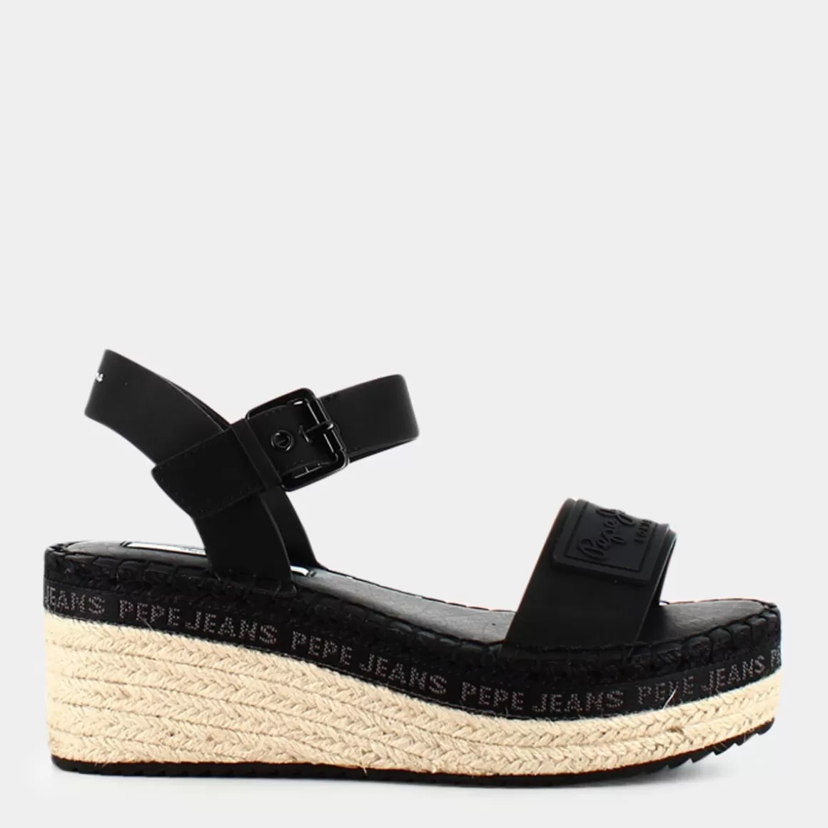 New PEPE JEANS Pls90576 Witney Brand Sandali Nero