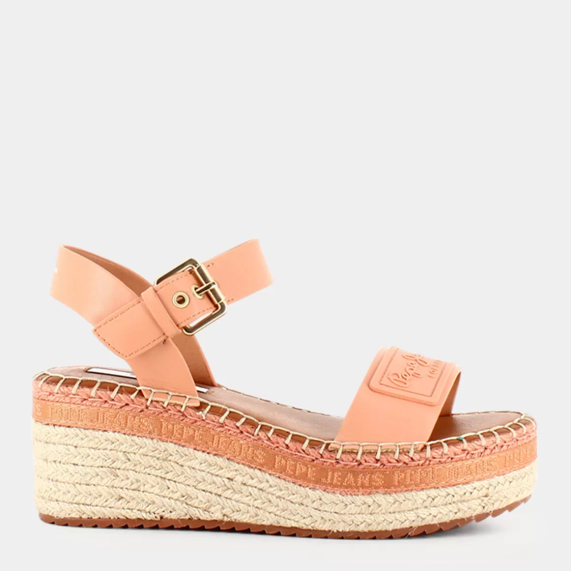 Best Sale PEPE JEANS Pls90576 Witney Brand Sherbert - Sandali Rosa