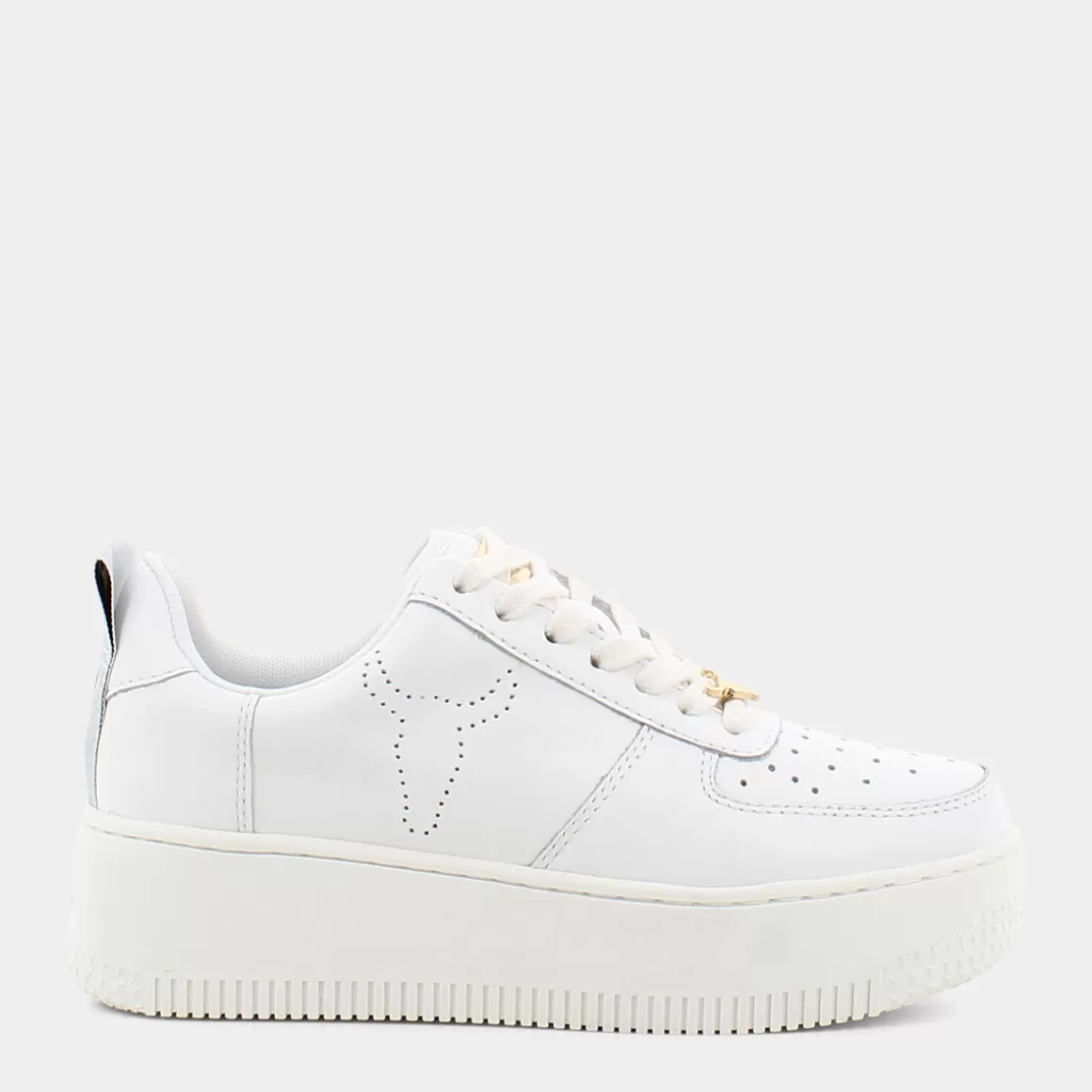 New WINDSOR SMITH Racerr Leather White - Sneakers Bianco