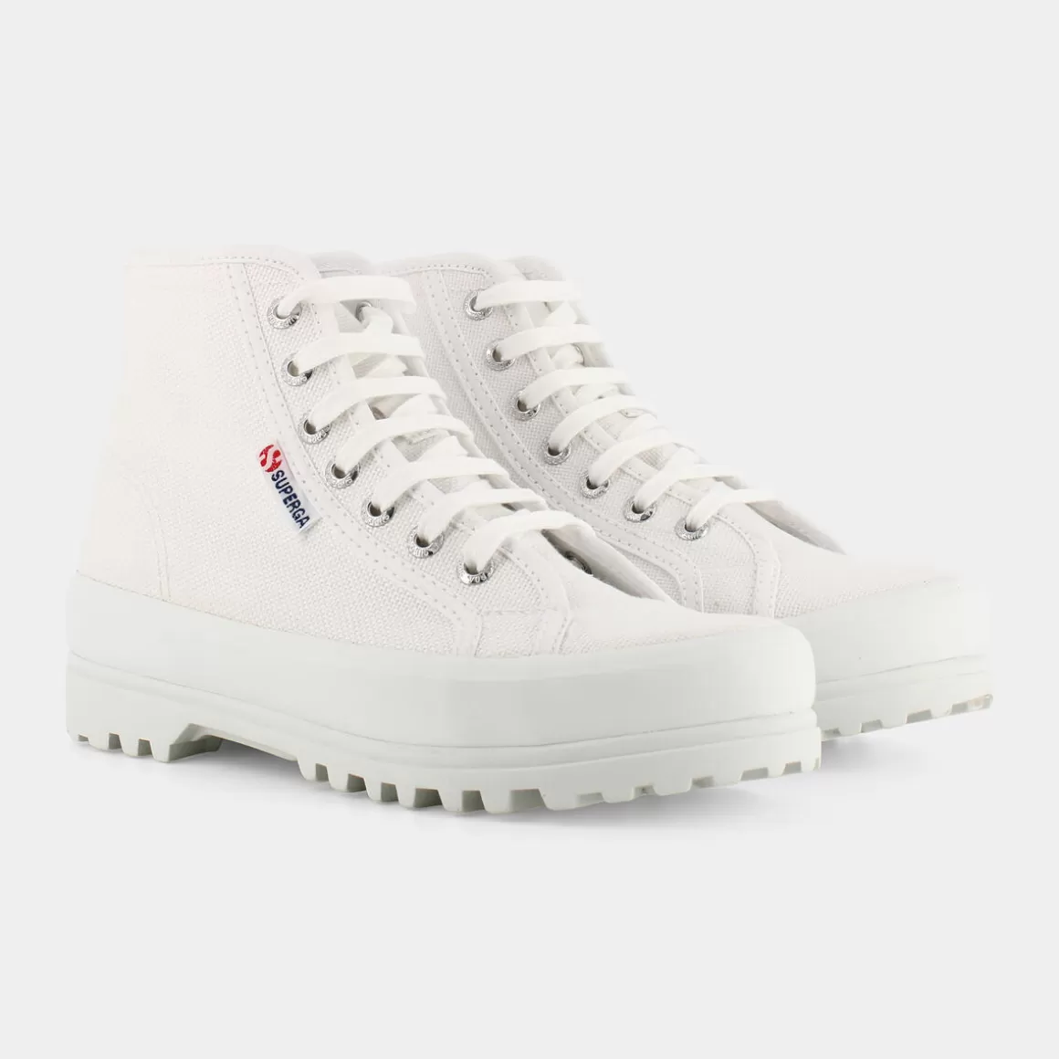 Fashion SUPERGA S00Gxg0 Alpina High Top White - Sportive Bianco