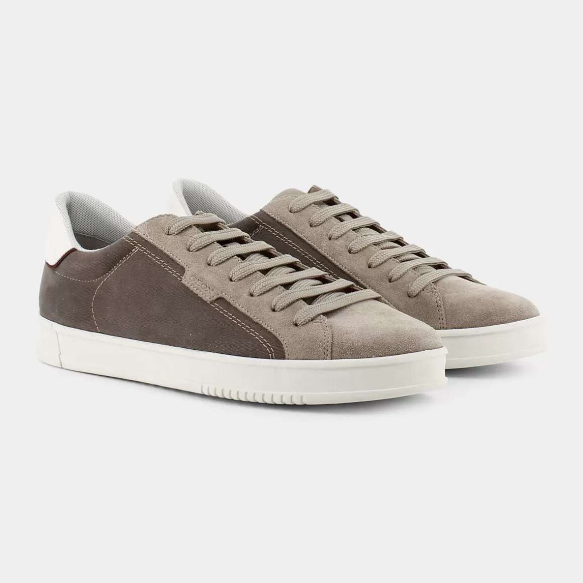 Flash Sale GEOX U25Etb01022C1379 Pieve Dove Grey/Taupe - Sneakers Beige